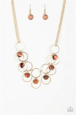 ASK AND YOU SHELL RECEIVE - BROWN NECKLACE