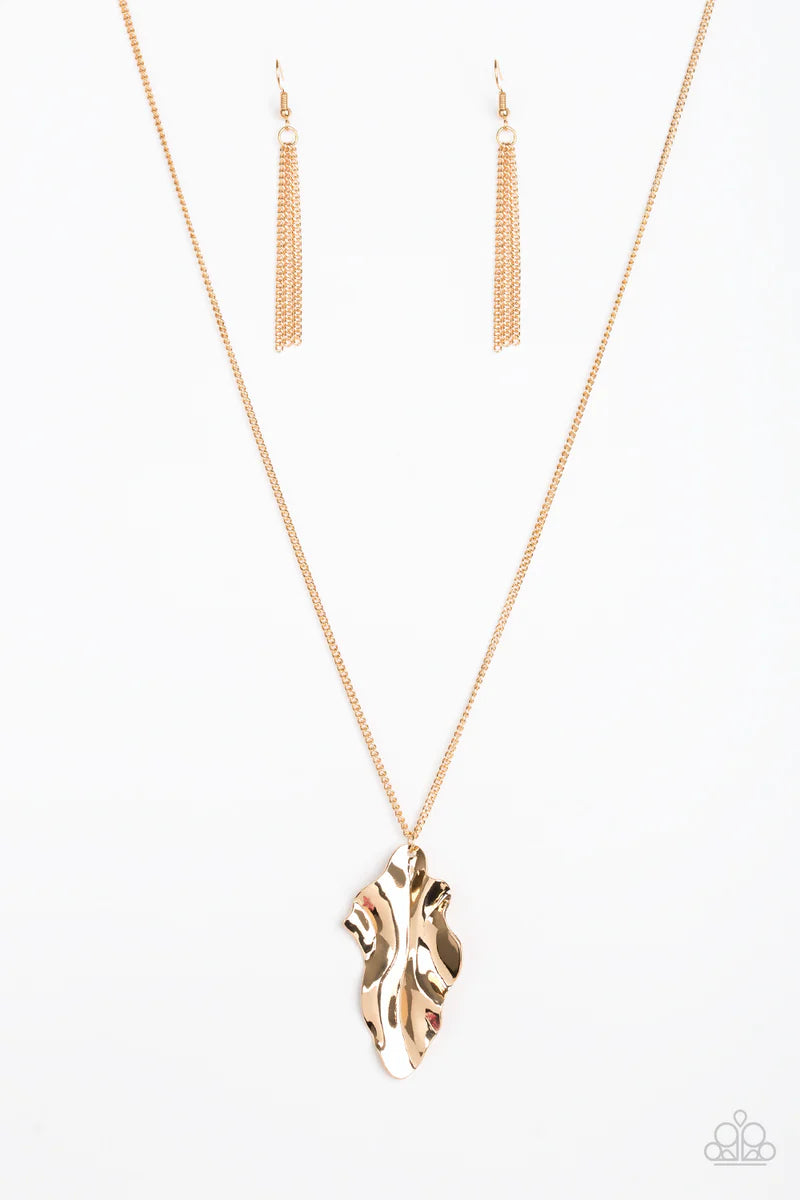 FIERCELY FALL - GOLD NECKLACE