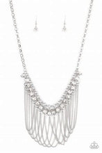 Load image into Gallery viewer, FLAUNT YOUR FRINGE - WHITE NECKLACE
