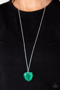 WARMHEARTED GLOW - GREEN NECKLACE