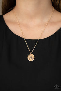 AMERICA THE BEAUTIFUL - GOLD NECKLACE