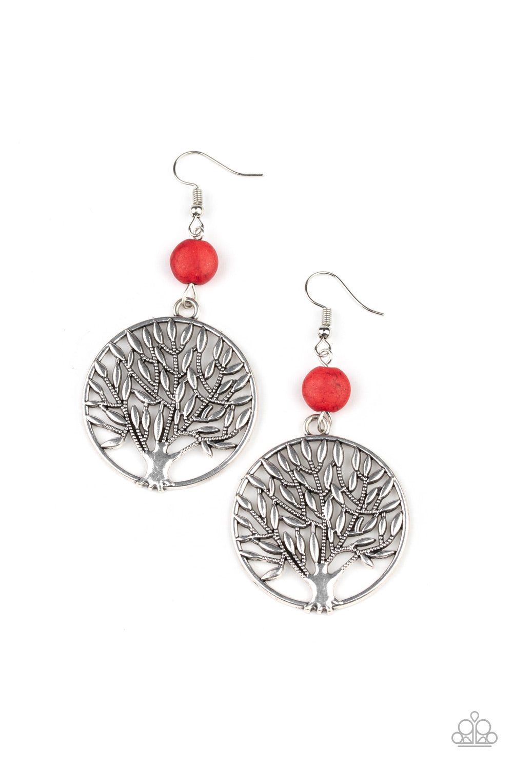 BOUNTIFUL BRANCHES - RED EARRING