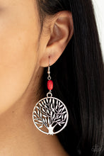 Load image into Gallery viewer, BOUNTIFUL BRANCHES - RED EARRING