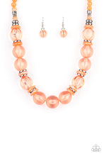 Load image into Gallery viewer, BUBBLY BEAUTY - ORANGE NECKLACE