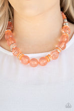 Load image into Gallery viewer, BUBBLY BEAUTY - ORANGE NECKLACE