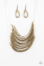Load image into Gallery viewer, CATWALK KING - BRASS NECKLACE