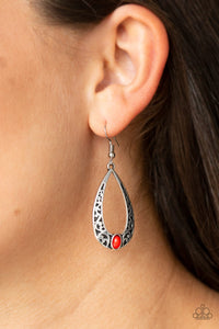 COLORFULLY CHARISMATIC  - RED EARRING