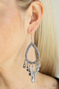 COOL COLADA - SILVER EARRING