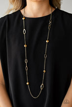 Load image into Gallery viewer, DUCHESS DAZZLE - BRASS NECKLACE