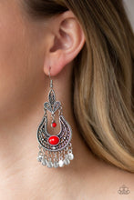 Load image into Gallery viewer, FIESTA FLAIR - RED EARRING