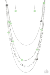 GLAMOUR GROTTO - GREEN NECKLACE
