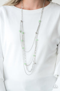 GLAMOUR GROTTO - GREEN NECKLACE