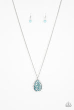 Load image into Gallery viewer, GLEAMING GARDENS - BLUE NECKLACE