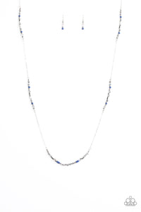 MAINSTREAM MINIMALIST - BLUE NECKLACE