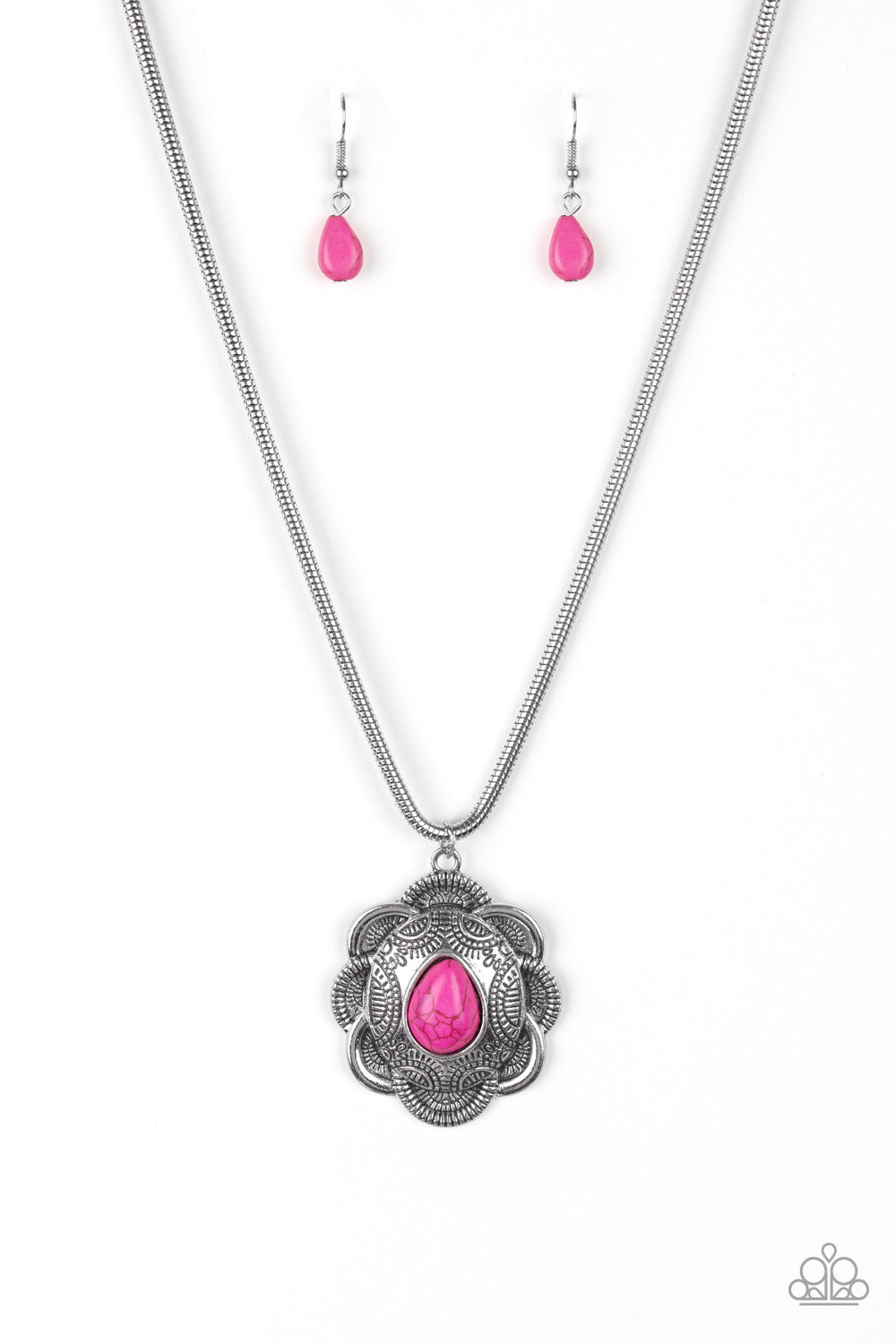 MOJAVE MEADOW - PINK NECKLACE