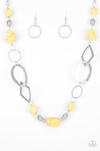 THAT'S TERRA-IFIC!  -  YELLOW NECKLACE