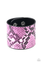 Load image into Gallery viewer, THE REST IS HISS-TORY - PURPLE URBAN WRAP BRACELET
