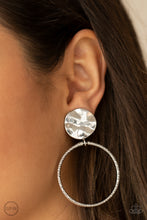 Load image into Gallery viewer, UNDENIABLY URBAN - SILVER CLIP-ON EARRING