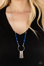 Load image into Gallery viewer, WITH YOUR ART AND SOUL - BLUE NECKLACE