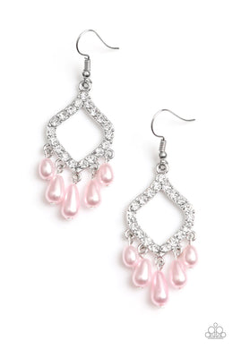 DIVINELY DIAMOND - PINK EARRING