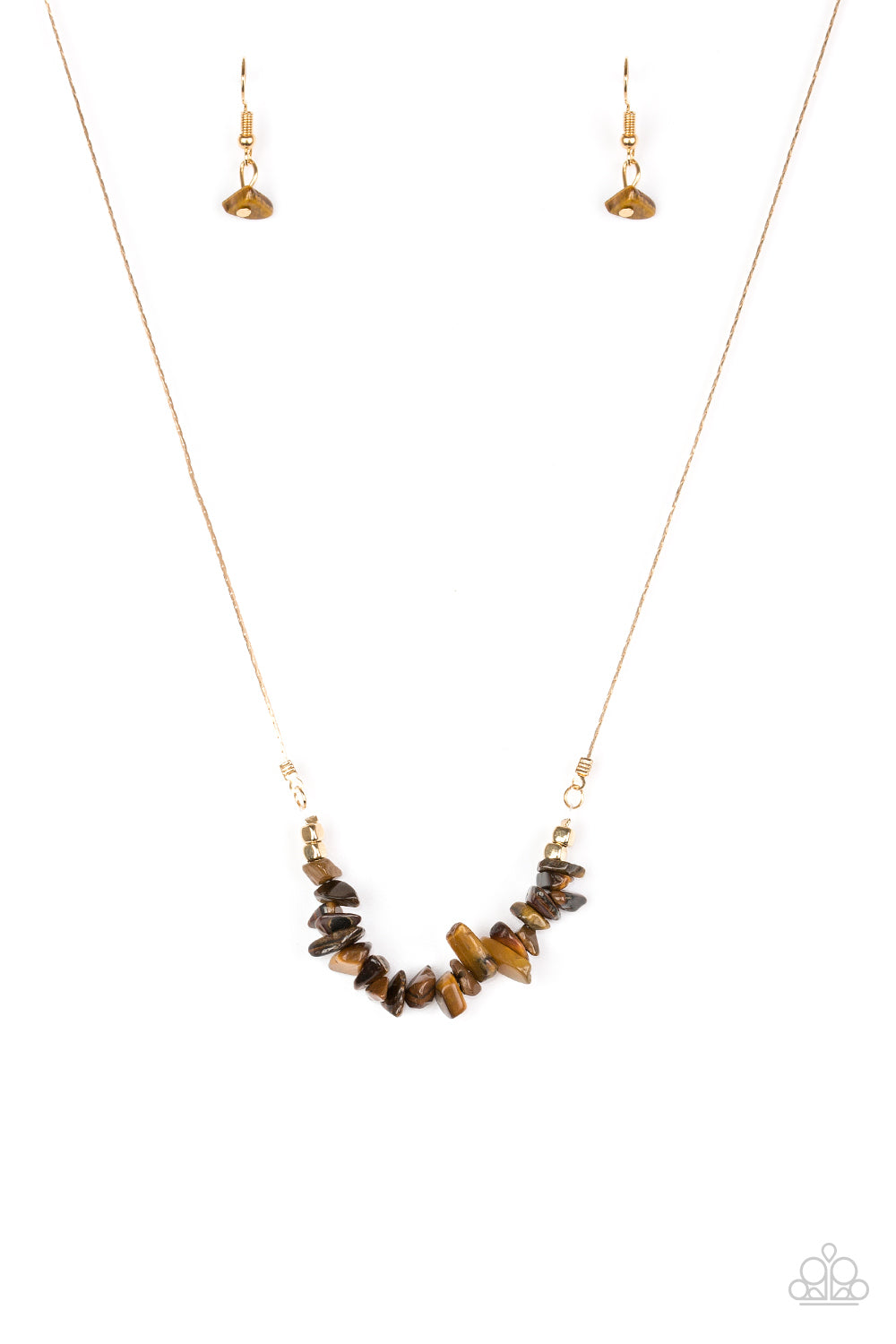 BACK TO NATURE - BROWN NECKLACE