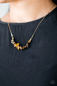 BACK TO NATURE - BROWN NECKLACE