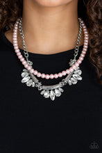 Load image into Gallery viewer, BOW BEFORE THE QUEEN - PINK NECKLACE