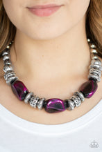 Load image into Gallery viewer, COLORFULLY CONFIDENT - PURPLE NECKLACE