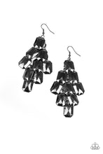 Load image into Gallery viewer, CONTEMPORARY CATWALK - BLACK EARRING