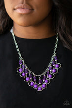 Load image into Gallery viewer, COOL CASCADE - PURPLE NECKLACE