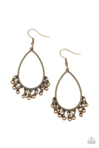 COUNTRY CHARM - BRASS EARRING