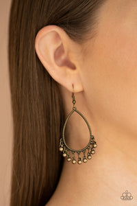 COUNTRY CHARM - BRASS EARRING