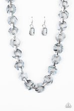 Load image into Gallery viewer, FASHIONISTA FEVER - GRAY ACRYLIC NECKLACE