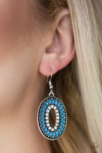 Load image into Gallery viewer, FISHING FOR FABULOUS - BLUE EARRING