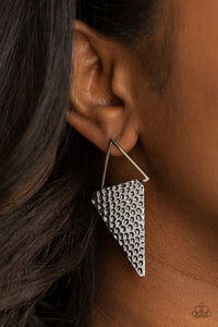HAVE A BITE - SILVER POST EARRING