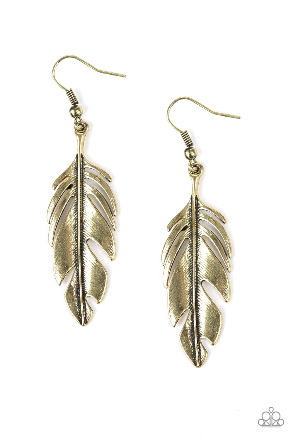 LOOKIN' FLY  -  BRASS EARRING