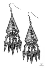 Load image into Gallery viewer, ME OH MAYAN - BLACK EARRINGS