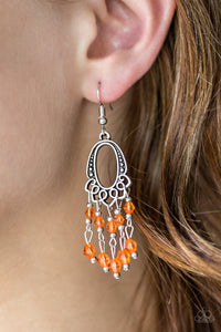 NOT THE ONLY FISH IN THE SEA - ORANGE EARRING
