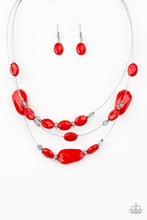 Load image into Gallery viewer, RADIANT REFLECTIONS - RED NECKLACE