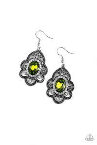 REIGN SUPREME - GREEN EARRING