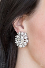 Load image into Gallery viewer, SERIOUS STAR POWER - WHITE CLIP-ON EARRINGS