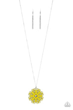 Load image into Gallery viewer, SPIN YOUR PINWHEELS - YELLOW NECKLACE