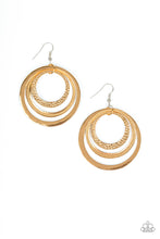 Load image into Gallery viewer, TEMPTING TEXTURE - GOLD EARRING