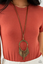 Load image into Gallery viewer, YOU WOULD&#39;T FLARE!  -  BRASS NECKLACE