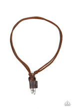 Load image into Gallery viewer, DODGE A BULLET - BROWN URBAN NECKLACE
