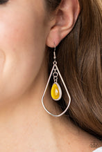 Load image into Gallery viewer, ETHEREAL ELEGANCE - YELLOW EARRING