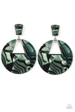 Load image into Gallery viewer, LET HEIR RIP!  - GREEN ACRYLIC POST EARRING