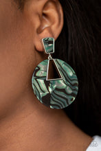 Load image into Gallery viewer, LET HEIR RIP!  - GREEN ACRYLIC POST EARRING