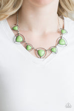 Load image into Gallery viewer, MAKE A POINT - GREEN NECKLACE