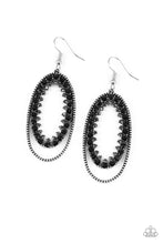 Load image into Gallery viewer, MARRY INTO MONEY - BLACK EARRING